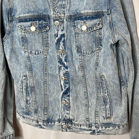 PacSun Light Washed Men’s Jean Jacket. Size Medium. - Picture 3 of 10